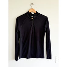 Load image into Gallery viewer, Lululemon Nulux Half-Zip Golf Long-Sleeve Shirt Black 4
