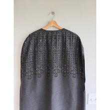 Load image into Gallery viewer, St. John Couture Embellished Beaded Open Front Evening Coat Topper Grey M NWT
