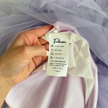 Load image into Gallery viewer, Tulleen Farvue Sleeveless Tiered Tulle Midi Dress Purple 14Y NWT

