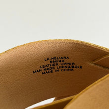 Load image into Gallery viewer, Lucky Brand LK-Heliara Sandals in Golden Yellow Vintage Oily Suede 9M NIB
