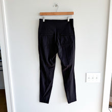 Load image into Gallery viewer, Athleta Delancey Shine Faux Leather Pull On Tight Leggings Black M
