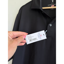 Load image into Gallery viewer, Fairway &amp; Greene Tournament Solid Tech Short Sleeve Polo Shirt Black XL NWT
