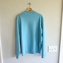 Load image into Gallery viewer, Peter Millar Coolspun Lite Cotton Quarter-Zip Sweater Blue XL
