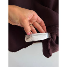 Load image into Gallery viewer, Eileen Fisher Organic Cotton Terry Boxy Fit Top Plum Purple M
