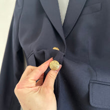 Load image into Gallery viewer, J. Crew Schoolboy Classic Wool Notch-Lapel Blazer Navy Blue 0
