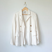 Load image into Gallery viewer, A New Day Double-Breasted Notch Lapel Long Sleeve Blazer Cream XS
