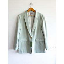 Load image into Gallery viewer, H&amp;M Long Sleeve Single Breasted Notch Lapel Casual Blazer Green L NWT
