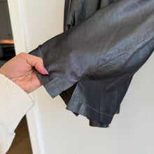 Load image into Gallery viewer, Dosa Silk Long Sleeve Collared Chest Pockets Button Up Shirt Gray
