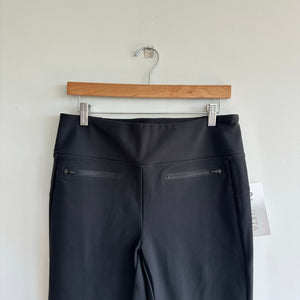 Athleta Stellar Crop High Rise Pull On Pant Black L NWT