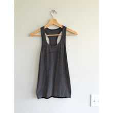 Load image into Gallery viewer, Lululemon Swiftly Tech Racerback Run Striped Activewear Tank Top Black 4
