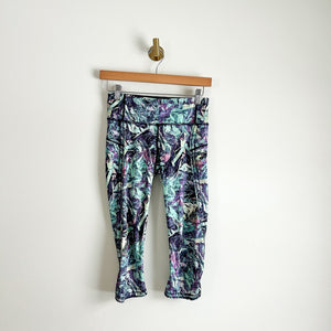 Lululemon Run Top Speed Crop in Iridescent Multi 4 $88