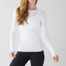 Load image into Gallery viewer, Lululemon Light Speed Long Sleeve Top White 10
