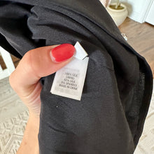 Load image into Gallery viewer, NWT ST. JOHN Collection Rhinestone Silk Dress with Drape Scarf Black 10
