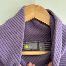 Load image into Gallery viewer, Zella Carey Ridge Funnel Neck Pullover Purple XS
