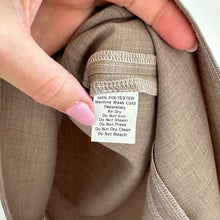 Load image into Gallery viewer, Hackwith Design House High Low Hem Sleeveless Mini Dress Brown M
