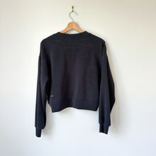 Load image into Gallery viewer, Lululemon Perfectly Oversized Cropped Crew *Softstreme Sweatshirt Black 4
