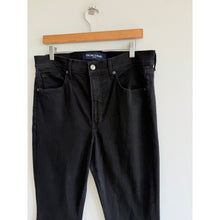 Load image into Gallery viewer, Veronica Beard Beverly Skinny Flare High Rise Jeans Onyx Black 32
