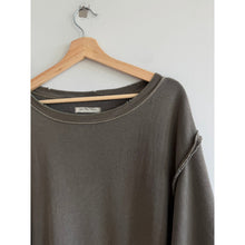 Load image into Gallery viewer, We The Free Camden Oversized Long Sleeve Scoop Neck Sweatshirt Brown XS
