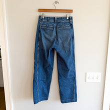 Load image into Gallery viewer, Madewell Tapered Denim Trousers High Rise Casual Jeans Blue 25
