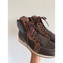 Load image into Gallery viewer, Duca del Cosma Paloma Leather Waterproof Spikeless Winter Golf Boots Brown 7.5
