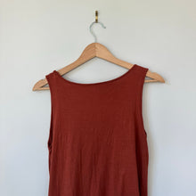 Load image into Gallery viewer, Philosophy Cotton Asymmetrical Dress Rust M
