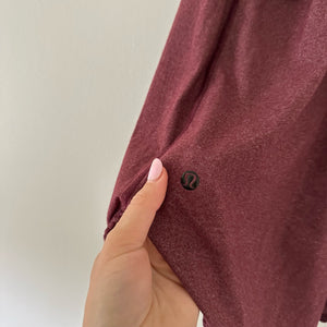 Lululemon 105 F Singlet Tank Top in Bordeaux Drama