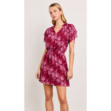 Load image into Gallery viewer, Rails Terrin Ruffled Neckline Smocked Waistband Mini Dress Bahia XS NWT

