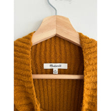 Load image into Gallery viewer, Madewell Northfield Mock Neck Ribbed Knit Pullover Sweater Brown XS
