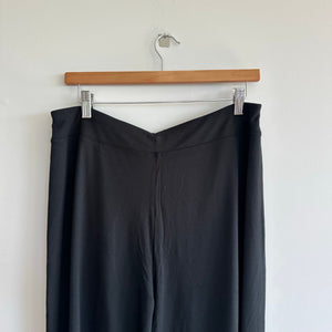 J. Jill Wearever Collection Full-Leg Cropped Pull On Stretch Pants Black M NWT