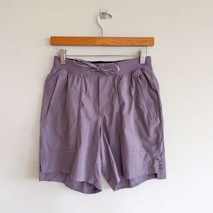 Lululemon License to Train Linerless 7" Activewear Short Purple Ash S