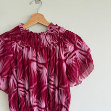Load image into Gallery viewer, Rails Terrin Ruffled Neckline Smocked Waistband Mini Dress Bahia XS NWT

