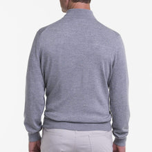 Load image into Gallery viewer, Fairway &amp; Greene Baruffa Merino Long Sleeve 1/4 Zip Windsweater Grey XL Gray XL
