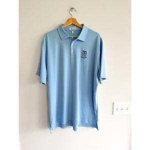 Peter Millar Summer Comfort Collared Short Sleeve Polo Shirt Blue XL