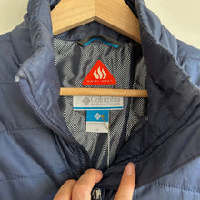 Load image into Gallery viewer, Columbia Quilted Insulated Zip Up Vest Navy S
