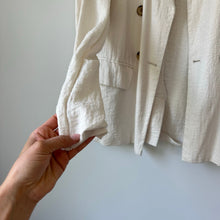 Load image into Gallery viewer, A New Day Double-Breasted Notch Lapel Long Sleeve Blazer Cream XS
