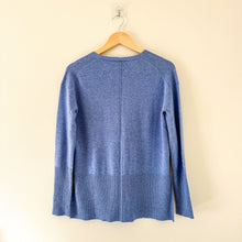 Load image into Gallery viewer, Nordstrom Signature Cashmere V-Neck Pullover Sweater Blue XS
