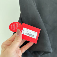 Load image into Gallery viewer, Spanx Faux Suede Column V-Neck Short Sleeve Dress Black XL
