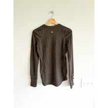 Load image into Gallery viewer, Lululemon Extra Mile Long Sleeve Running Activewear Top Heathered Utilitarian
