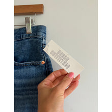 Load image into Gallery viewer, Levi's 501 High Rise Denim Button-Fly Bermuda Shorts Blue 27 NWT

