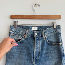 Load image into Gallery viewer, Citizens Of Humanity Jolene High Rise Button-Fly Denim Straight Jeans Blue 27
