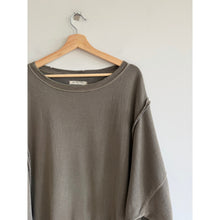 Load image into Gallery viewer, We The Free Camden Oversized Long Sleeve Scoop Neck Sweatshirt Brown XS

