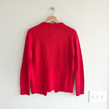 Load image into Gallery viewer, Vintage Helen Sue Knit Crew Neck Long Sleeve Button Front Cardigan Red M
