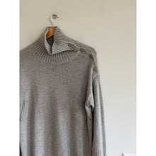 Load image into Gallery viewer, Zadig &amp; Voltaire Alma Knit Turtleneck Long Sleeve Pullover Sweater Gray L
