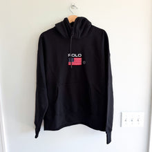 Load image into Gallery viewer, Polo Ralph Lauren USA Flag Patch Fleece Hoodie Sweatshirt L NWT
