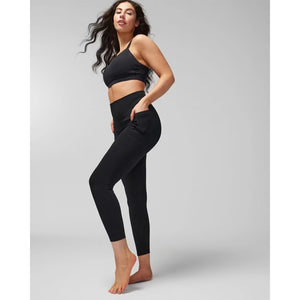 Soma 24/7 High Waist Pocket High Rise Activewear Leggings Black L NWT