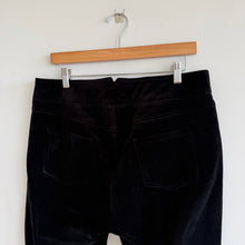 Load image into Gallery viewer, J. McLaughlin Hastings Velvet Sailor High Rise Skinny Leg Pants Black 12
