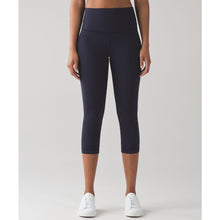 Load image into Gallery viewer, Lululemon Align Crop 19" High Rise Activewear Leggings Midnight Navy 6 NWT
