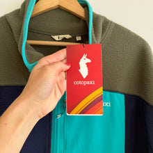 Load image into Gallery viewer, Cotopaxi Dorado Half Zip Fleece Pullover Jacket Blue Green XXL NWT
