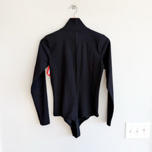 Load image into Gallery viewer, Spanx Suit Yourself Ribbed Turtleneck Long Sleeve Bodysuit Classic Black L NWT
