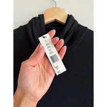 Load image into Gallery viewer, Theory Andersi Relaxed Cowl Neck Short Sleeve Blouse Black L NWT

